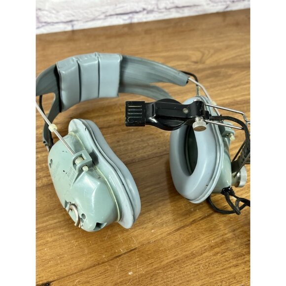 Vietnam War Type US Air Force Navy Pilot Crew Headset & Mic MX-2508/AIC 1980 - Picture 3 of 14